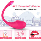 Foto frontal do Massageador Plaisir Rosa, vibrador ergonômico, wearable e com controle via app, para bem-estar.